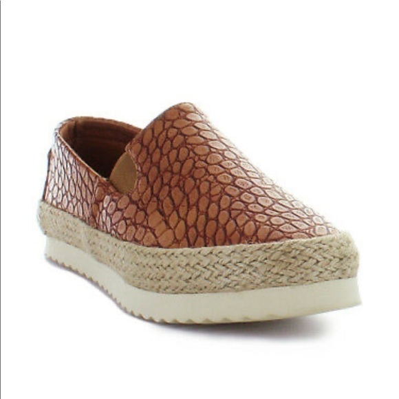 NIB electric karma lulu croc embossed espadrille - Picture 8 of 8